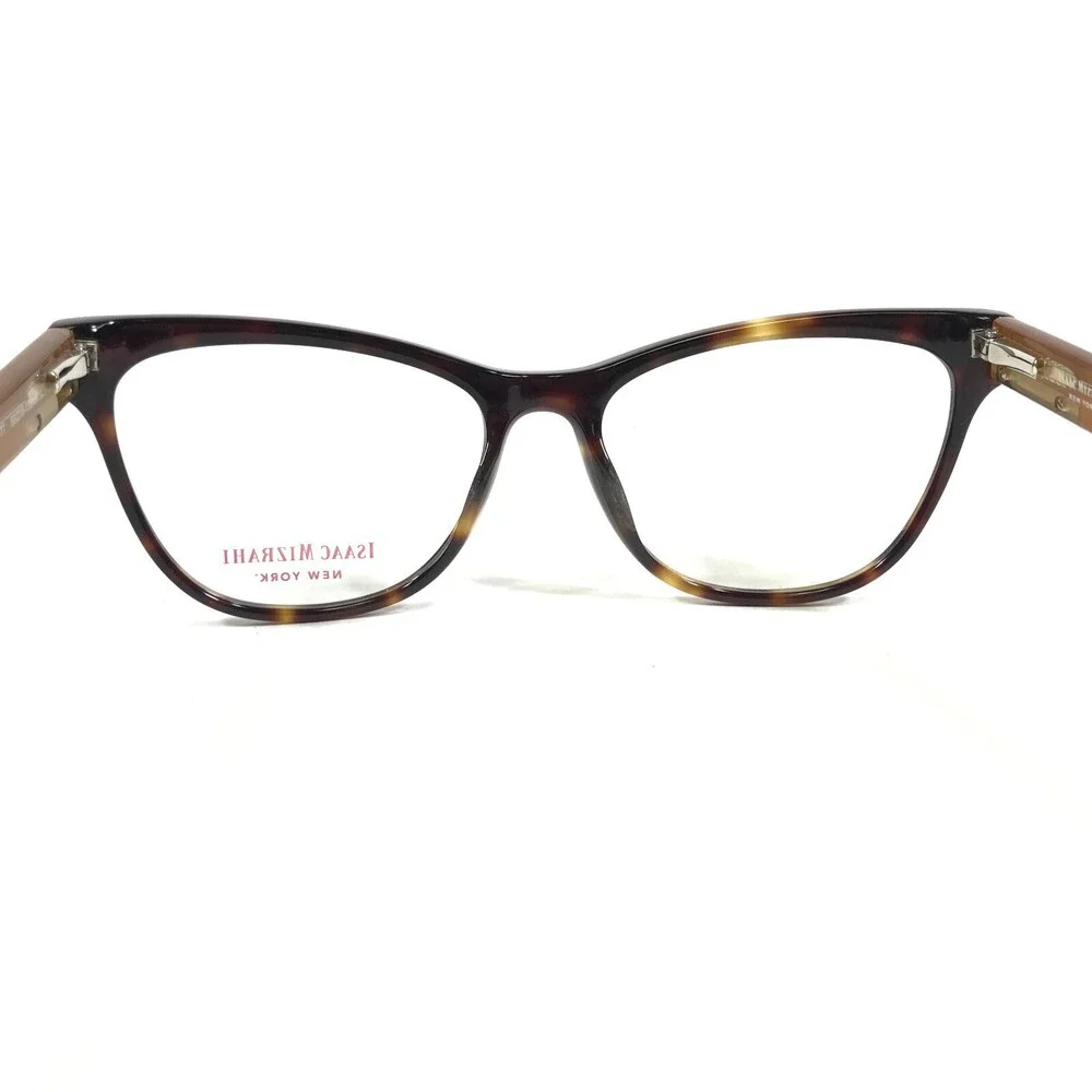 Isaac Mizrahi Eyeglasses Frames IM30019 Brown Tortoise Cat Eye 53-16-135